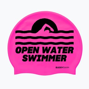 Plavecká čepice BuddySwim OWS Silicone pink