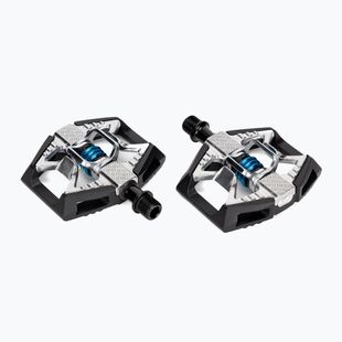 Crankbrothers Double Shot 2 černé/stříbrné/modré pedály na kolo