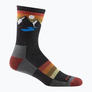 Pánské ponožky Darn Tough Sunset Ridge Micro Crew Lightweight with Cushion charcoal