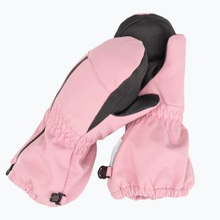 Reima Tepas Mittens dětské lyžařské rukavice šedorůžové
