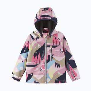Dětská softshellová bunda Reima Vantti grey pink