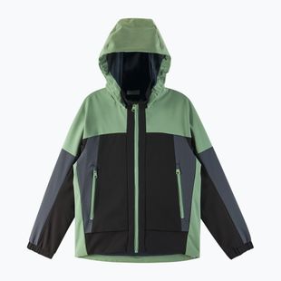 Dětská hybridní bunda Reima Vaeltava green clay