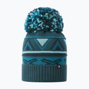 Dětská zimní čepice Reima Kirjoen dark teal
