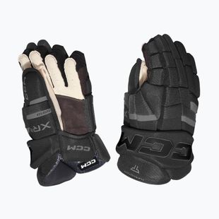 Dětské hokejové rukavice CCM Tacks XR80 JR Gloves black/graphite grey