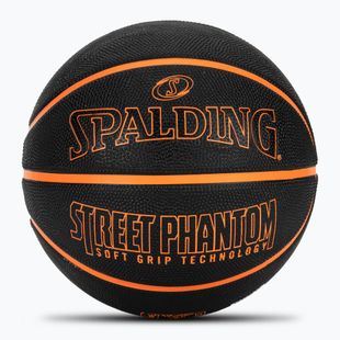 Basketbalový míč Spalding Phantom basketball black/orange velikost 6