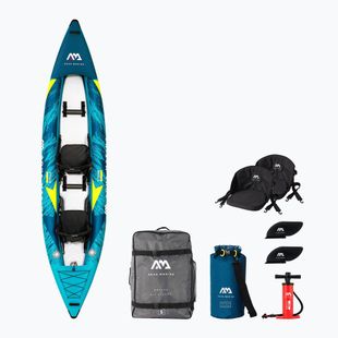 Nafukovací kajak pro 2 osoby 13'6″ AquaMarina Versatile/ Whitewater Kayak blue Steam-412