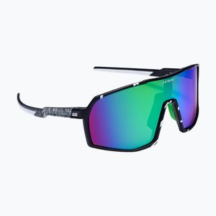 Sluneční brýle Aztron Thunder metalblack/white/polarizedgreen/twilightmirr/grey