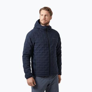 Pánská jachtařská bunda Helly Hansen HP Hybrid Stretch Hooded Insulator navy
