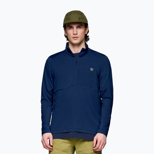 Pánská trekingová mikina NORRONA Femund Warm1 Zip Neck indigo night
