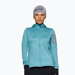 Dámská trekingová mikina NORRONA Falketind Warm2 Stretch Hood brittany blue