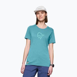Dámské tričko NORRONA Femund Equaliser Merino brittany blue
