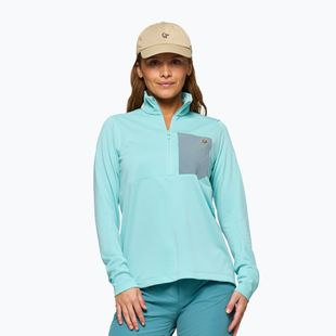 Dámská trekingová mikina NORRONA Femund Warm1 Zip Neck aqua haze/trooper