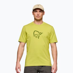 Pánské tričko NORRONA Cotton Viking golden lime