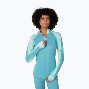 Dámská termo mikina KARI TRAA Mila Half Zip blue lagoon