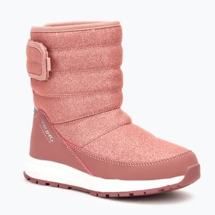 Dětské sněhule Viking Footwear Equip Warm Waterproof 1V Pull On pink