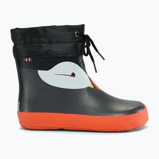 Dětské holínky Viking Alv Barefoot Paw Print black