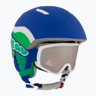 Dětská  lyžařská helma  HEAD Mojo Set + Gogle Jr blue/green/silver red