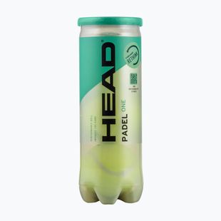 Míčky na padel HEAD Padel One S 3 ks yellow