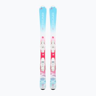 Dětské sjezdové lyže  HEAD Joy Easy JRS + vázání Jrs 7.5 GW CA mint/pink