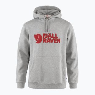Pánská mikina s kapucí Fjällräven Logo šedá F84144