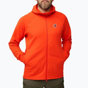 Pánská trekingová mikina Fjällräven Expedition Fleece Hoodie flame orange