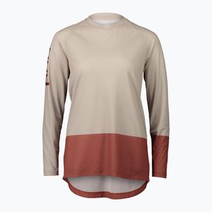 Dámský cyklistický dres Longsleeve POC MTB Pure light sandstone beige/himalayan salt