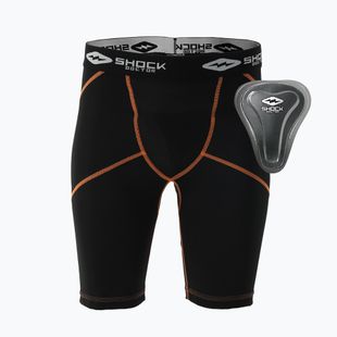 Kompresní šortky s ochranou pánve Shock Doctor black