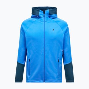 Pánská mikina Peak Performance Rider Essentials Zip Hood Azure Ascent/Mountain Lake