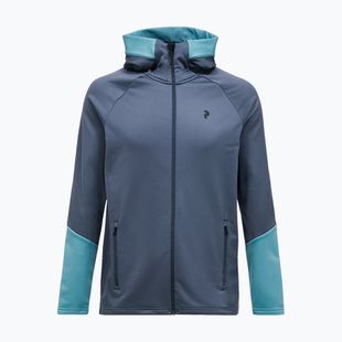 Pánská mikina Peak Performance Rider Essentials Zip Hood Mountain Mist/Deluded Vision