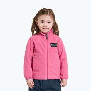 Dětská fleecová mikina Didriksons Muskot sweet pink