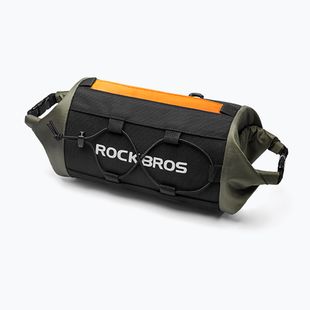 Taška na řídítka na kolo Rockbros 30110045001 Bike Front Bag black/green/orange