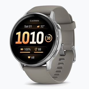 Hodinky Garmin Venu 4 45 mm sliver/silver gray