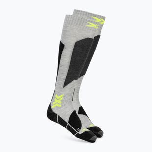 Lyžařské ponožky X-Socks Ski Discover Otc rhino grey/canary