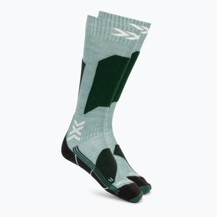 Dámské lyžařské ponožky X-Socks Ski Discover Otc sage green/english lawn
