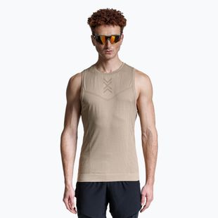Pánské běžecké tílko X-Bionic Xceed Run sand/dark sand