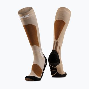 Lyžařské ponožky X-Socks Ski Discover Otc sand/dark sand