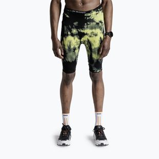 Pánské běžecké kraťasy X-Bionic Efektor Tights tie dye electric energy