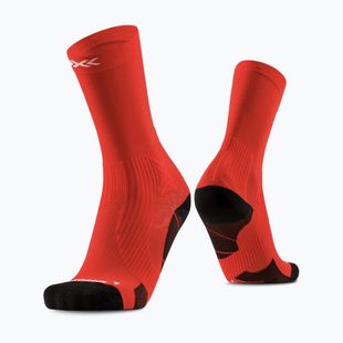 Ponožky X-Socks Run Perform Crew rocket red