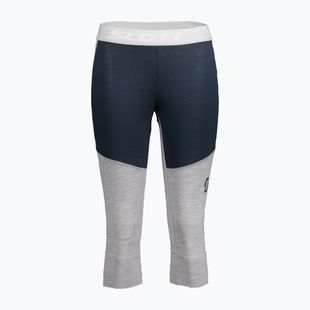 Dámské termokalhoty SCOTT Defined Merino dark blue/light grey melange