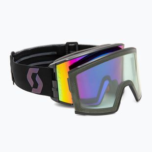 Lyžařské brýle SCOTT React black/aurora green/enhancer teal chrome/pro green