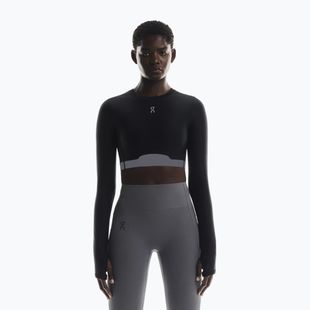 Dámské tréninkové tričko Longsleeve On Train Crop black