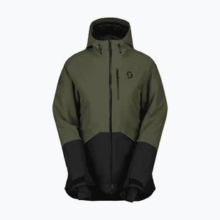 Dámská lyžařská bunda SCOTT Ultimate Dryo Ripstop douglas green/black