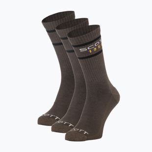 Ponožky SCOTT Retro Casual Crew 3 pairs wood grey