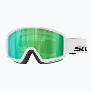 Lyžařské brýle SCOTT Trace Pro Compact white/green chrome