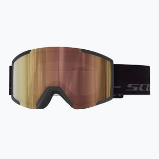 Lyžařské brýle SCOTT Shield LS black/fog grey/amp ls cinnamon chrome