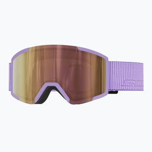 Lyžařské brýle SCOTT Shield LS sherbet purple/amp ls cinnamon chrome