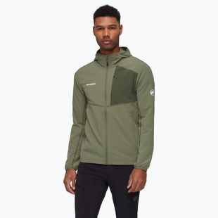 Pánská trekingová mikina Mammut Madris Light ML Hooded marsh