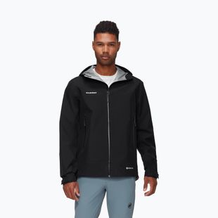 Pánská nepromokavá bunda Mammut Crater Light HS Hooded Jacket Men black