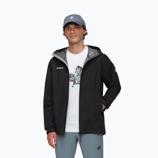Pánská bunda do deště Mammut Linard Light HS Hooded black