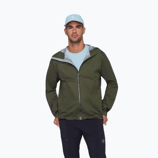 Pánská nepromokavá bunda Mammut Ducan HS Hooded dark mesh